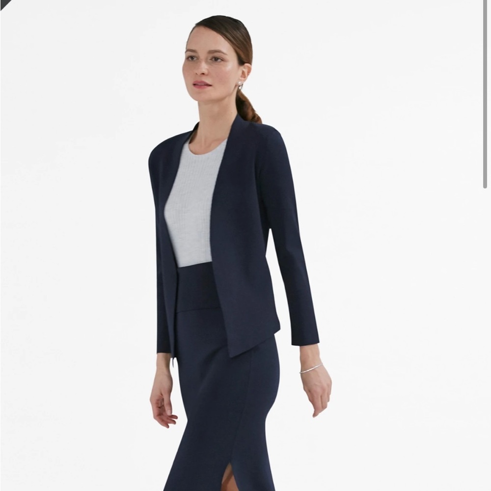 MM Lafleur Woolf Jardigan in Navy size Large